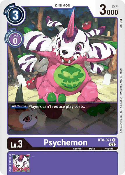 Digimon Card New Awakening Psychemon BT8-071 C