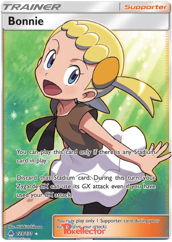 Pokemon Card Forbidden Light 128/131 Bonnie Supporter Full Art *MINT*