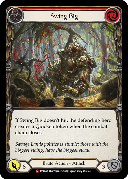 Flesh and Blood Everfest First Edition M EVR002 Swing Big Rainbow