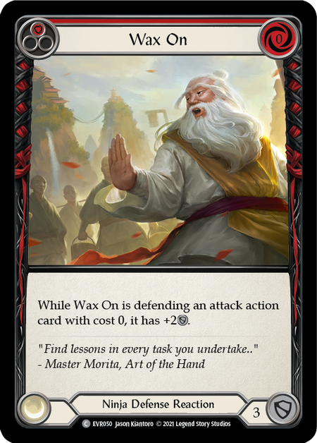 Flesh and Blood Everfest First Edition C EVR050 Wax On (Red) Rainbow