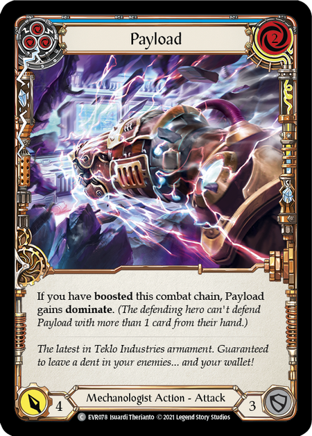 Flesh and Blood Everfest First Edition C EVR078 Payload (Blue) Rainbow