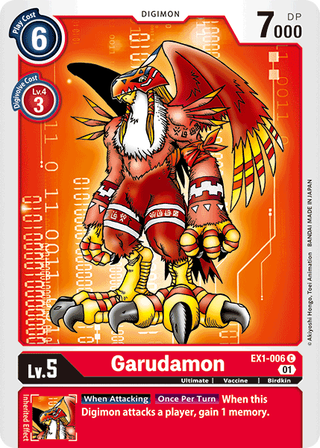 Digimon Card Classic Collection Garudamon EX1-006 C