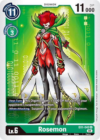 Digimon Card Classic Collection Rosemon EX1-042 U