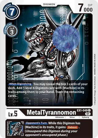 Digimon Card Classic Collection MetalTyranomon EX1-049 C