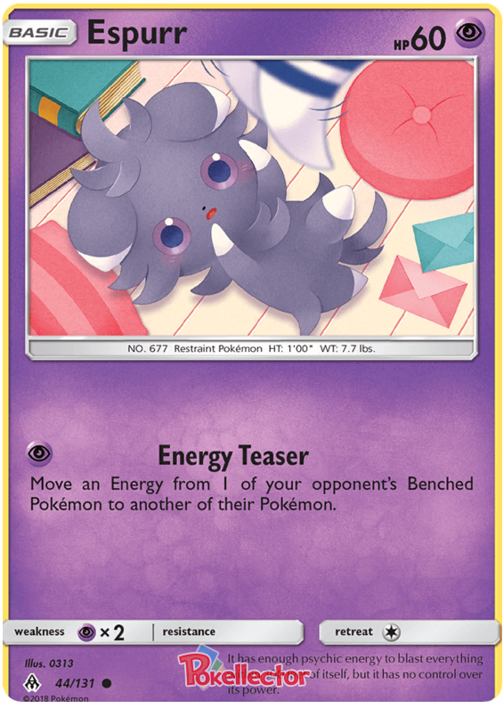 Pokemon Card Forbidden Light 44/131 044/131 Espurr Common *MINT*