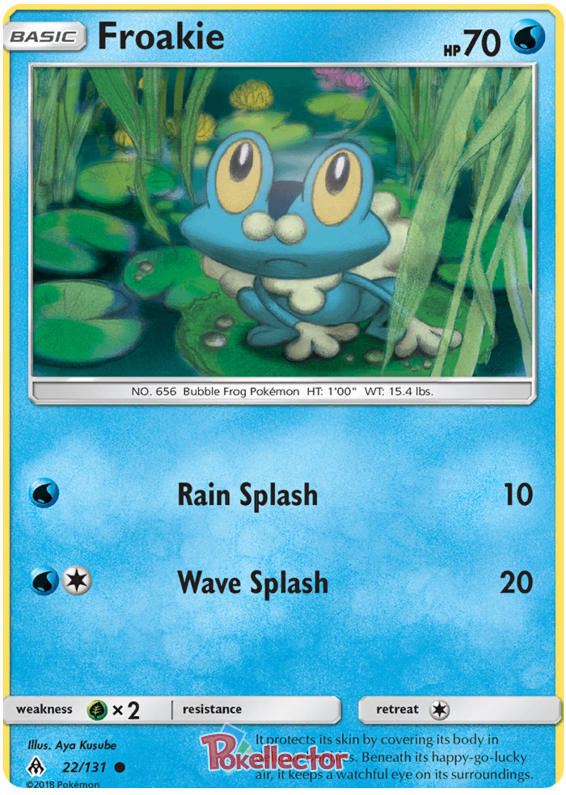 Pokemon Card Forbidden Light 22/131 022/131 Froakie Common *MINT*