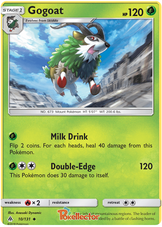 Pokemon Card Forbidden Light 10/131 010/131 Gogoat Uncommon *MINT*