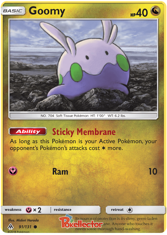 Pokemon Card Forbidden Light 91/131 091/131 Goomy Common *MINT*