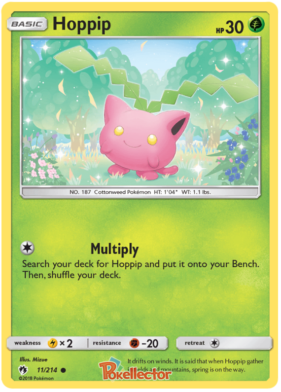 Pokemon Card Lost Thunder 11/214 011/214 Hoppip Common *MINT*