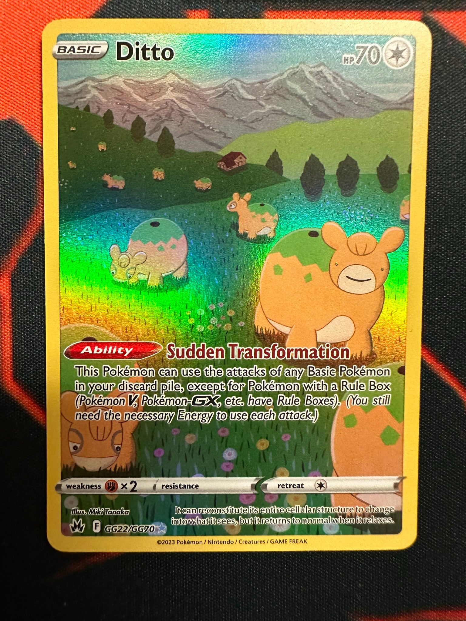 rare ditto pokemon card Pokemon Card Crown Zenith Galarian Gallery GG22/GG70 Ditto Holo Rare * – Brokenvase Games