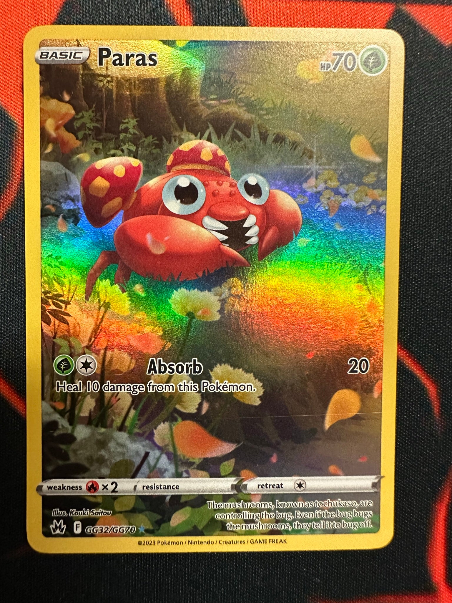 Pokemon Card Crown Zenith Galarian Gallery GG32/GG70 Paras Holo Rare * Brokenvase Games Pokemon Card Crown Zenith Galarian Gallery GG32/GG70 Paras Holo Rare * Brokenvase Games