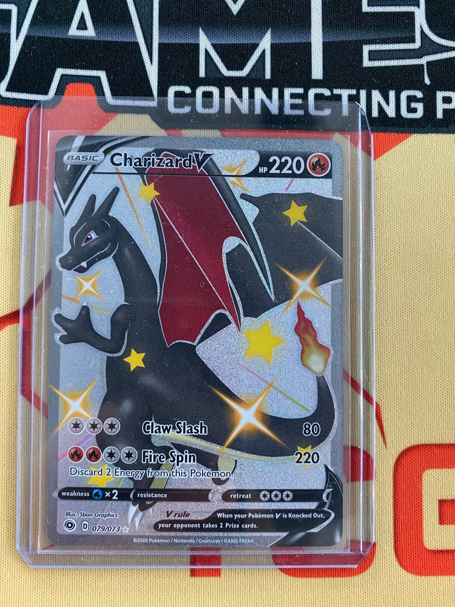 shiny charizard v pokemon card Pokemon Card Champion's Path 079/073 79/73 Charizard V Secret Rare – Brokenvase Games
