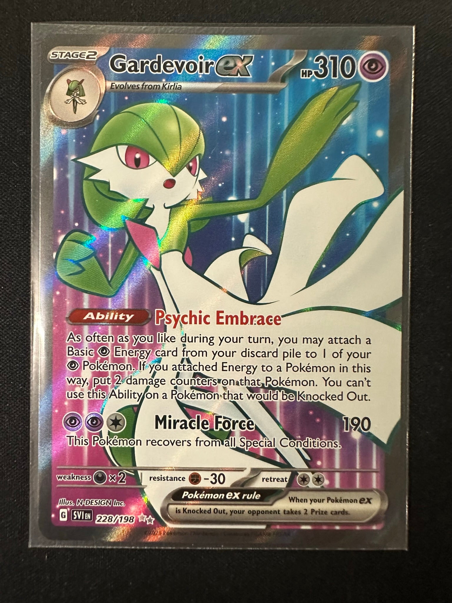 Pokemon - Gardevoir EX - 228/198 - Scarlet & Violet - Ultra Rare