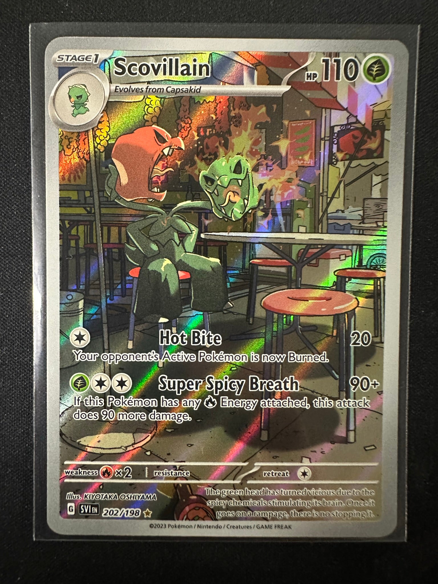 Pokemon Card Scarlet & Violet 202/198 Scovillain Illustration Rare *MI –  Brokenvase Games