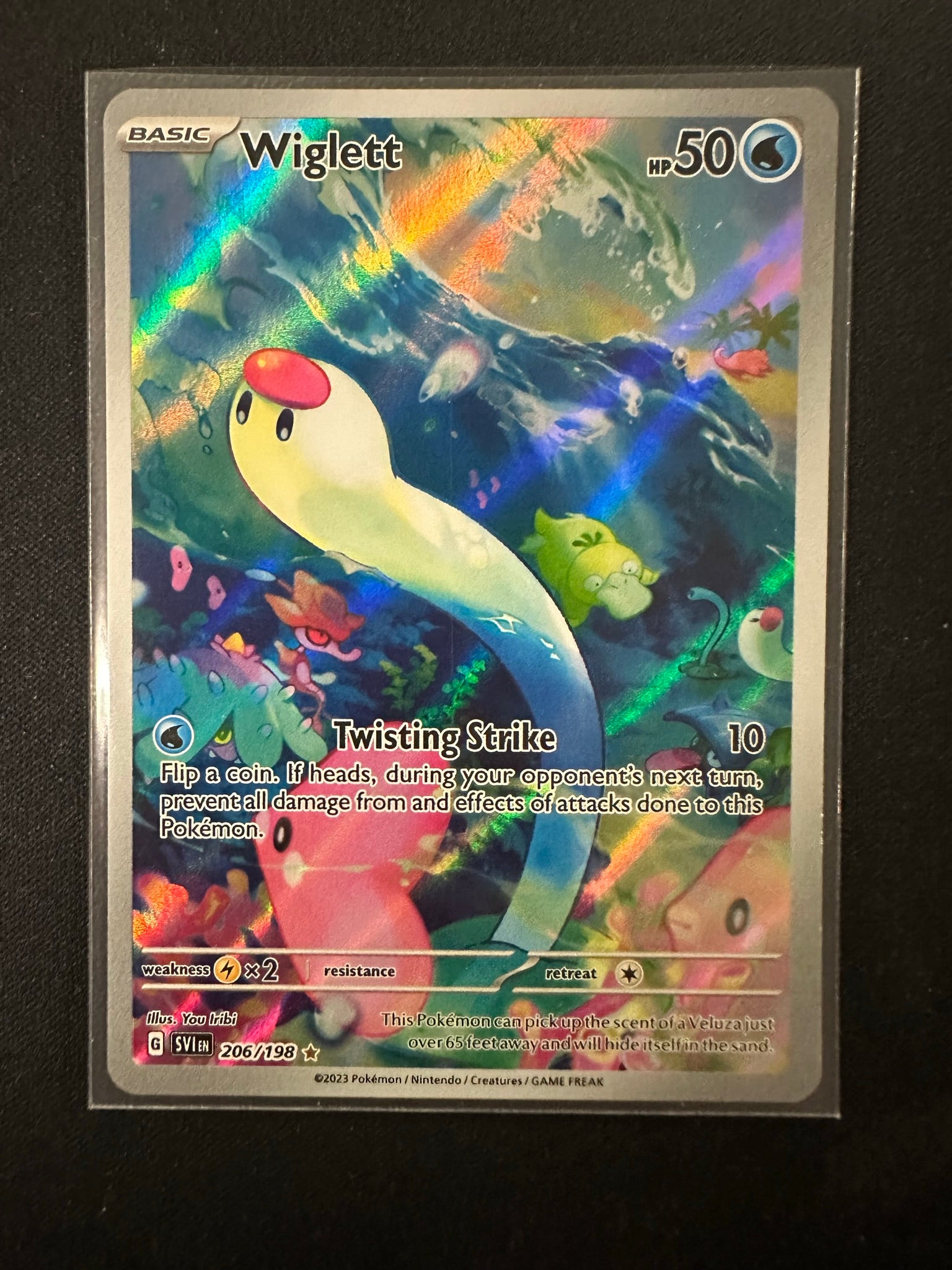 Pokemon Card Scarlet & Violet 206/198 Wiglett Illustration Rare *MINT* –  Brokenvase Games
