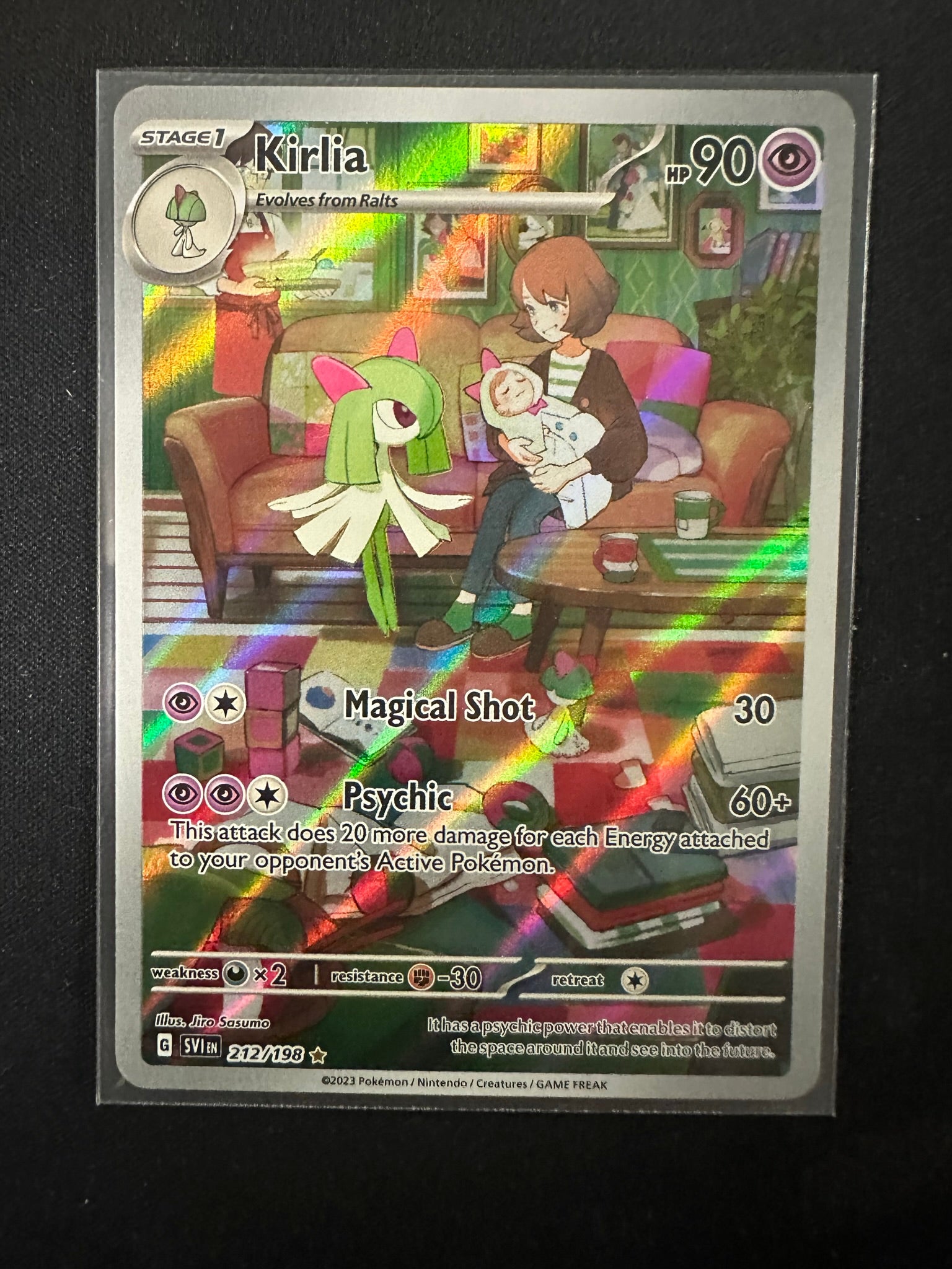 Pokemon Card Scarlet & Violet 212/198 Kirlia Illustration Rare *MINT* Brokenvase Games Pokemon Card Scarlet & Violet 212/198 Kirlia Illustration Rare *MINT* Brokenvase Games