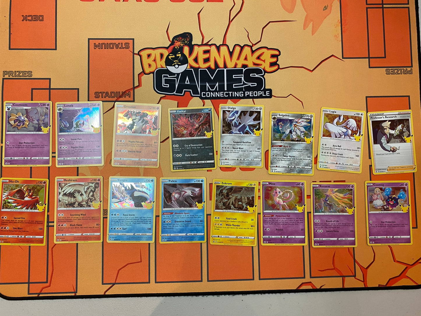 Celebrations - Complete Set of Holo Rares - 16 cards