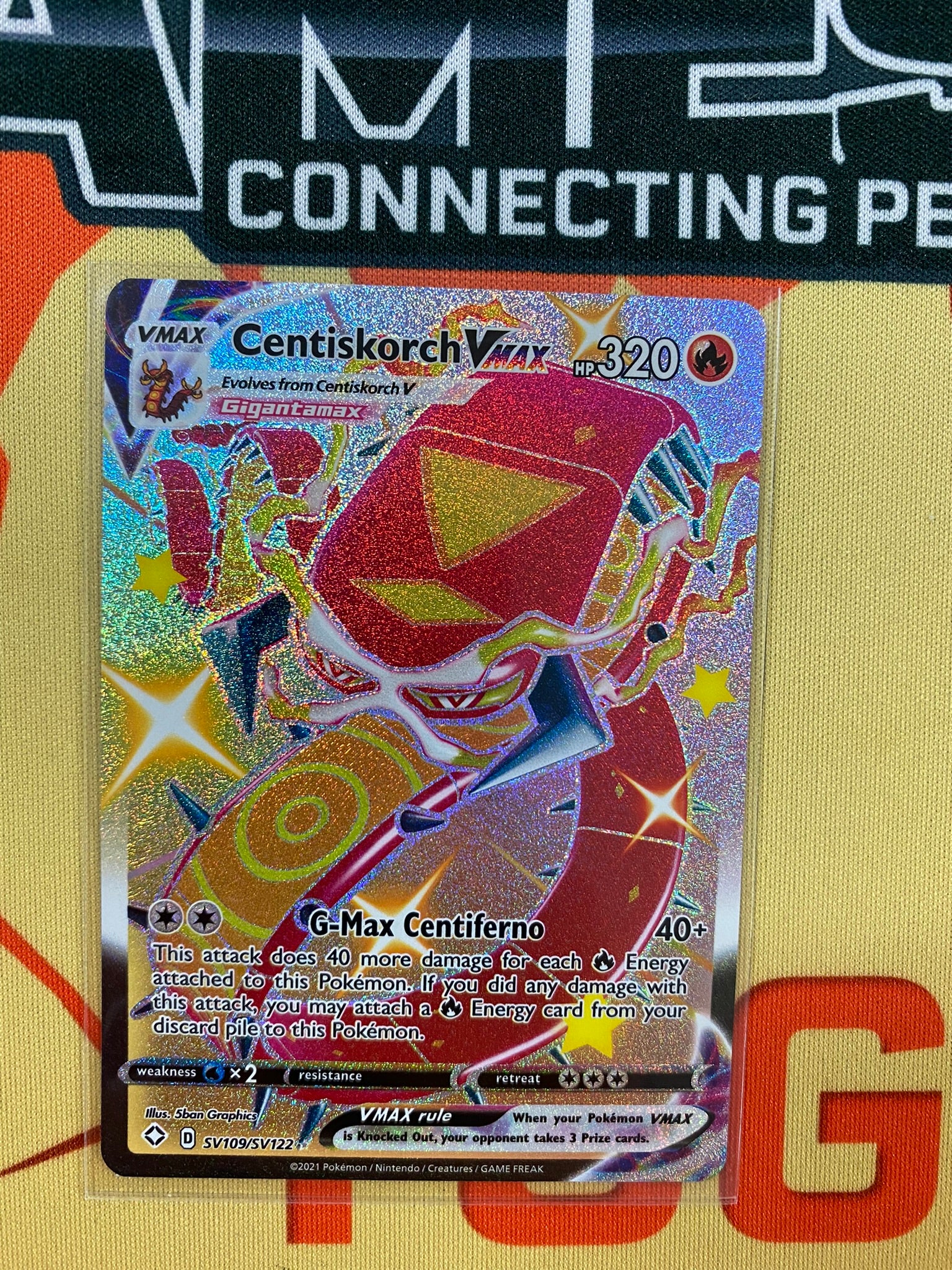 Pokemon Card Shining Fates SV109/SV122 SV109/SV122 Centiskorch VMAX Sh Brokenvase Games Pokemon Card Shining Fates SV109/SV122 SV109/SV122 Centiskorch VMAX Sh Brokenvase Games