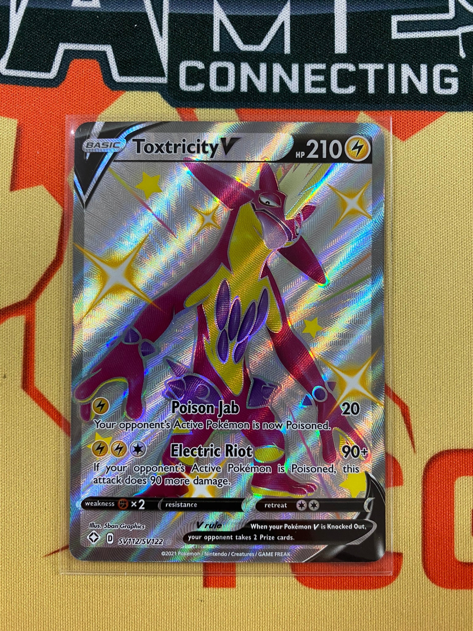 Pokemon Card Shining Fates SV112/SV122 SV112/SV122 Toxtricity V Shiny Brokenvase Games Pokemon Card Shining Fates SV112/SV122 SV112/SV122 Toxtricity V Shiny Brokenvase Games
