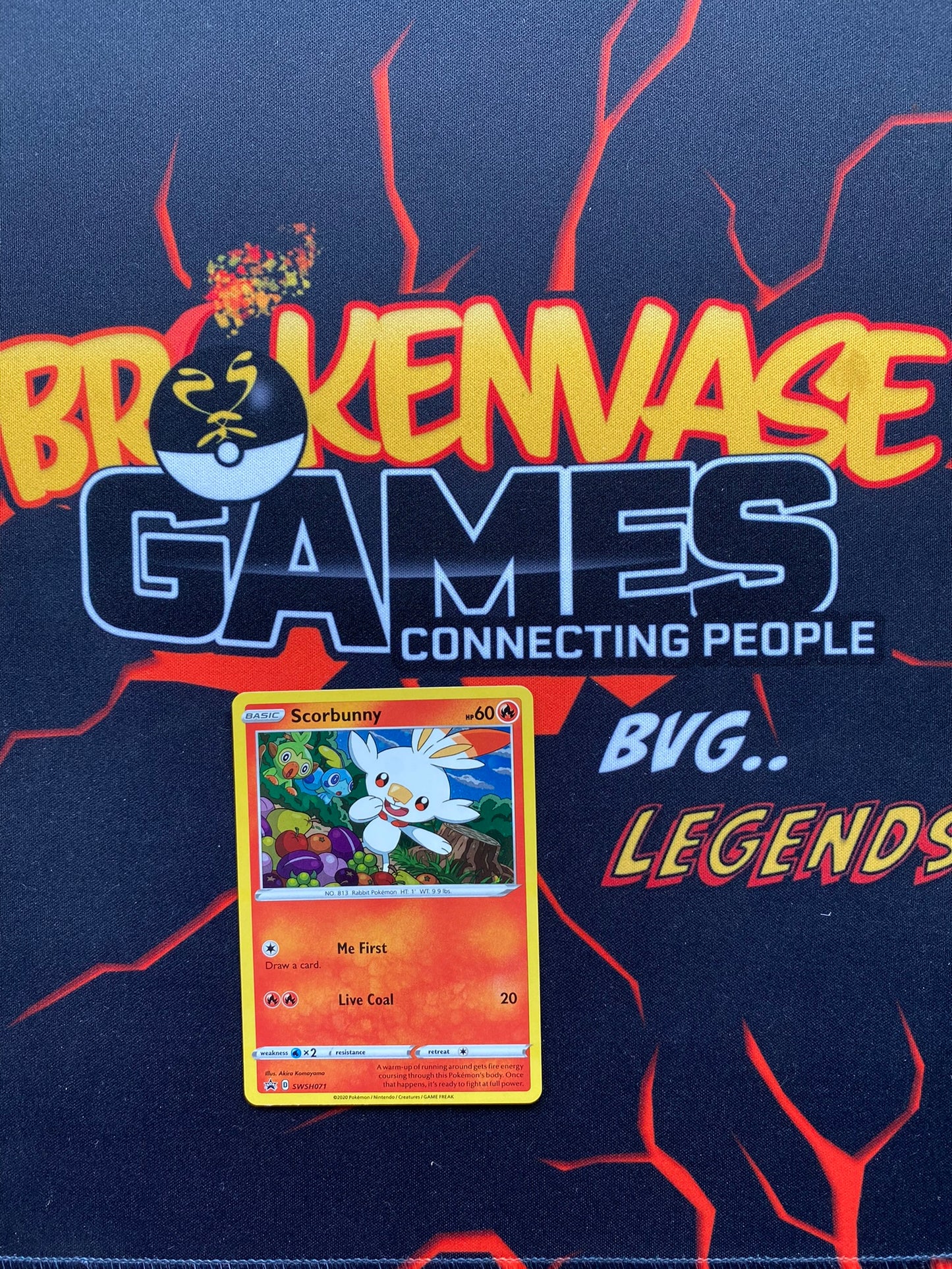 Pokemon Card SWSH Black Star Promos SWSH071 Scorbunny