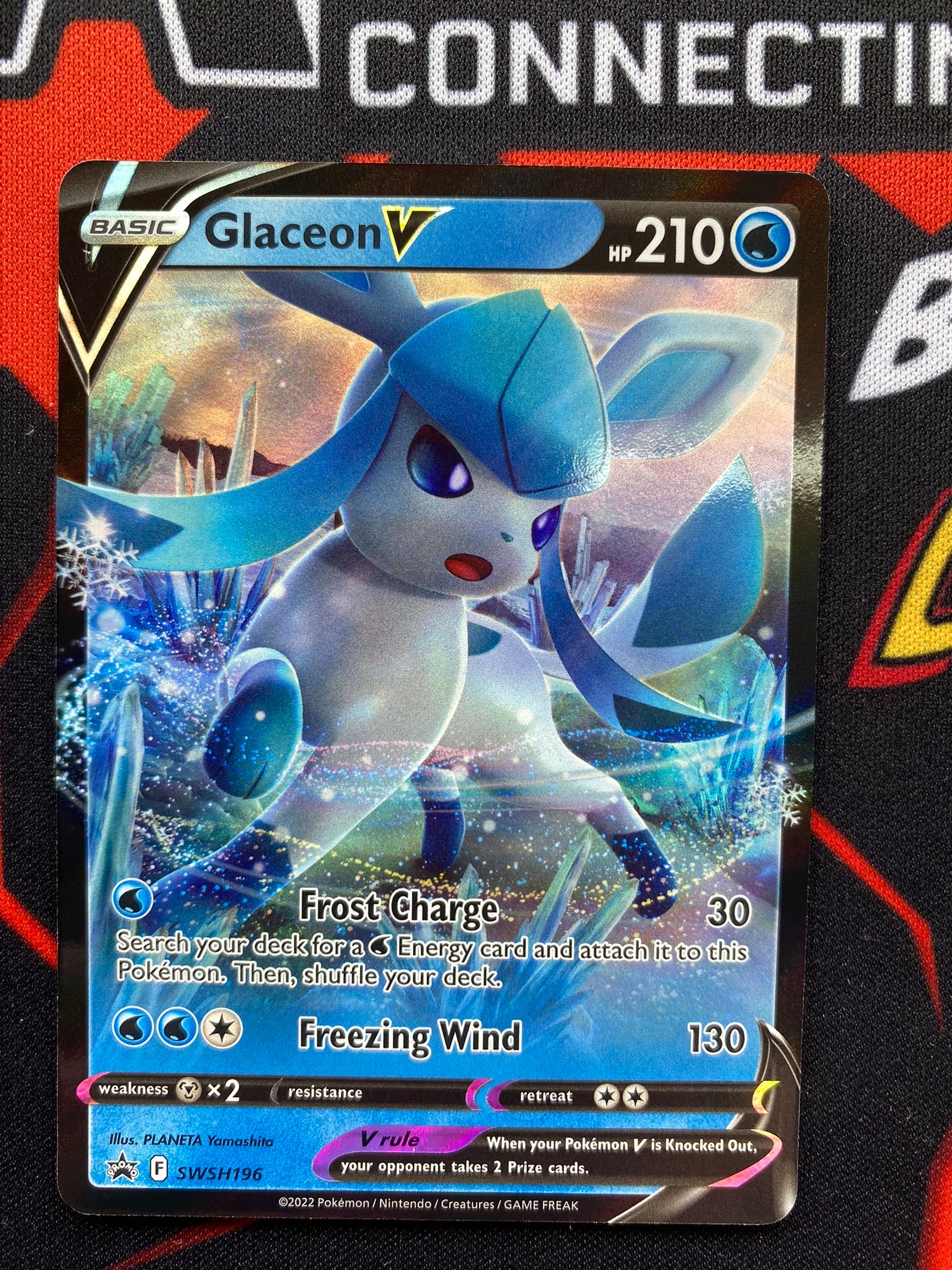 glaceon v pokemon card Pokemon Card SWSH Black Star Promos SWSH196 Glaceon V – Brokenvase Games