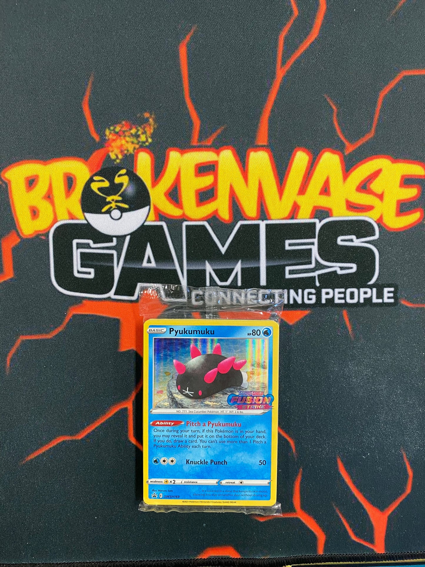 Pokemon Card SEALED SWSH Black Star Promos SWSH169 Pyukumuku Prerelease promo