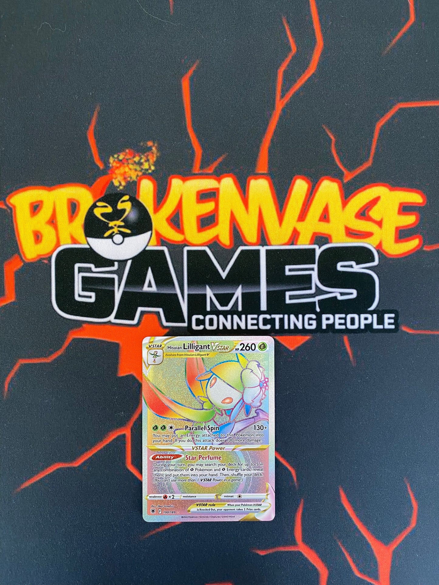 Pokemon Card Astral Radiance 190/189 Hisuian Lilligant VSTAR Hyper Rare *MINT*
