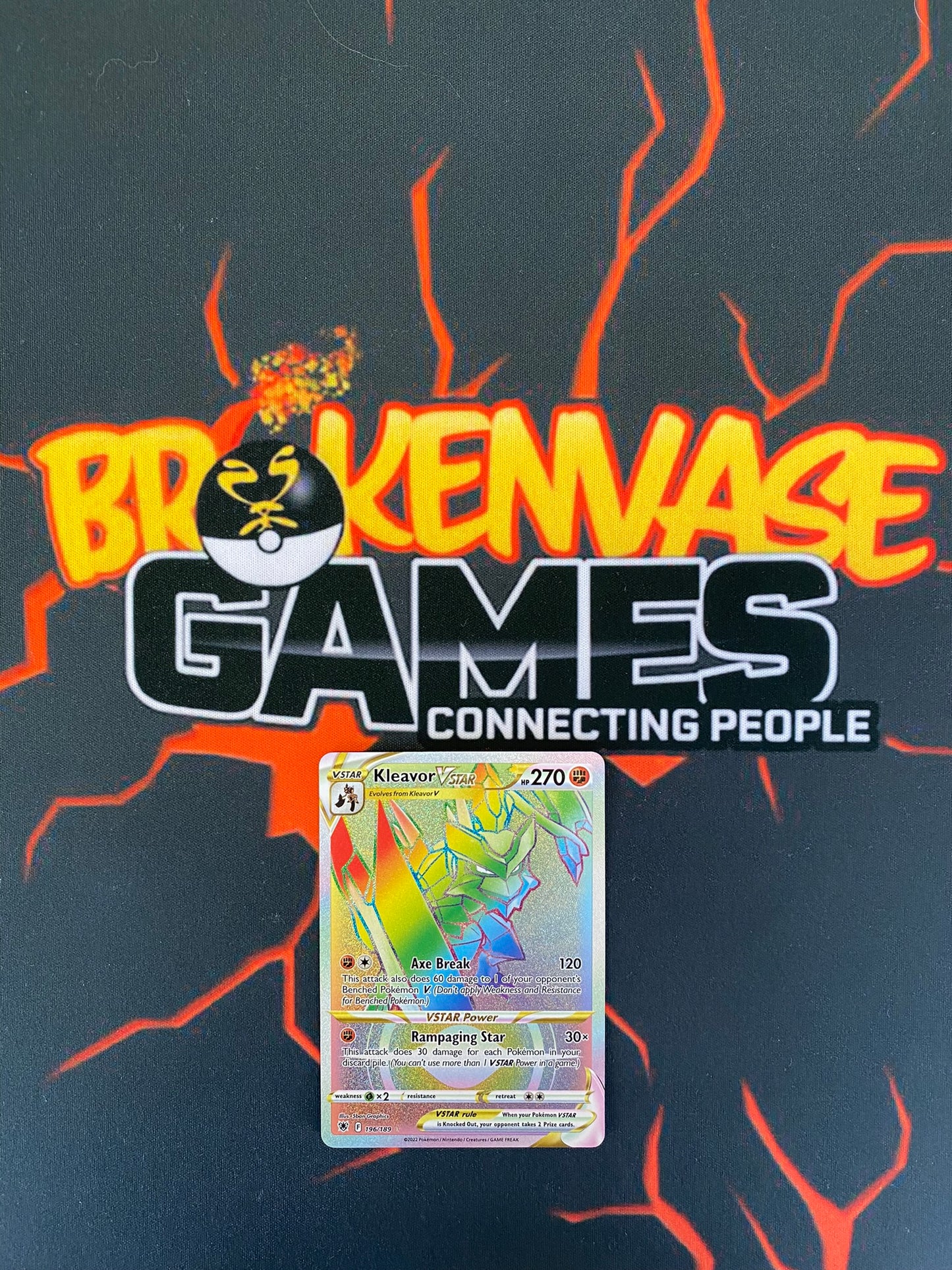 Pokemon Card Astral Radiance 196/189 Kleavor VSTAR Hyper Rare *MINT*