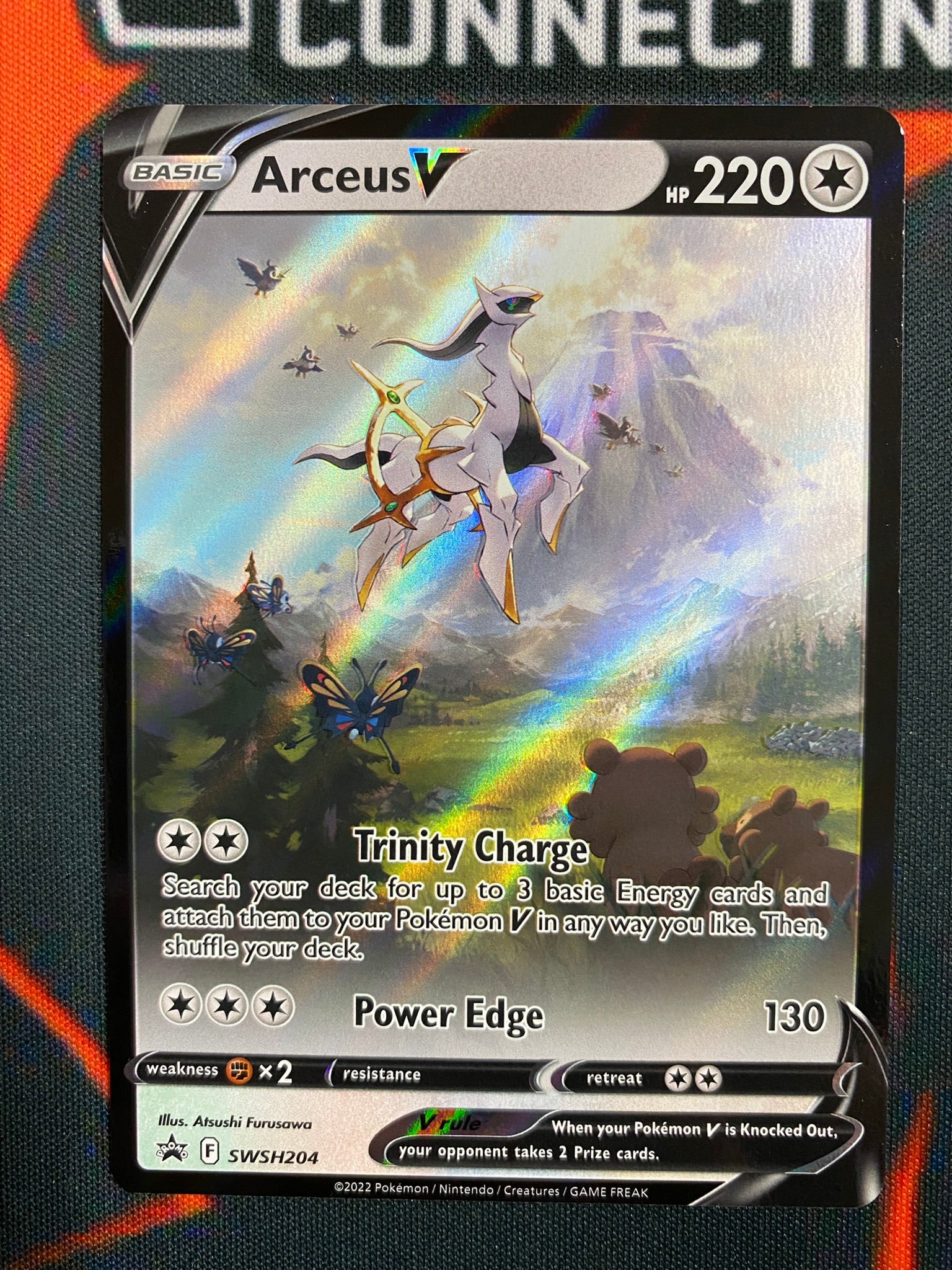 Pokemon Black Star Promo Legends: Arceus Starter Trio 3 Card Lot - SWSH220