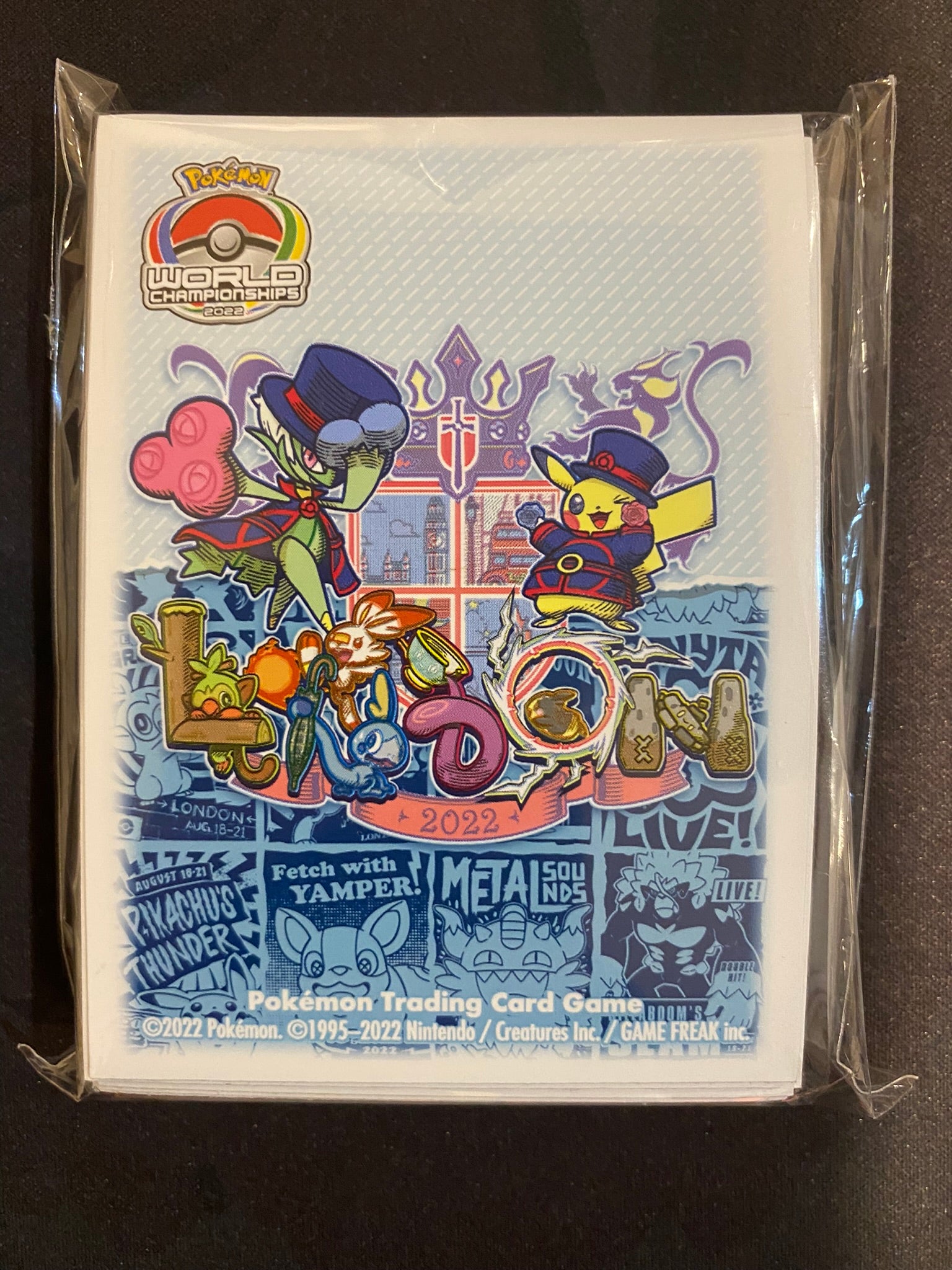 Pokémon World Championships 2022 London Exclusive Deck Sleeves Sealed