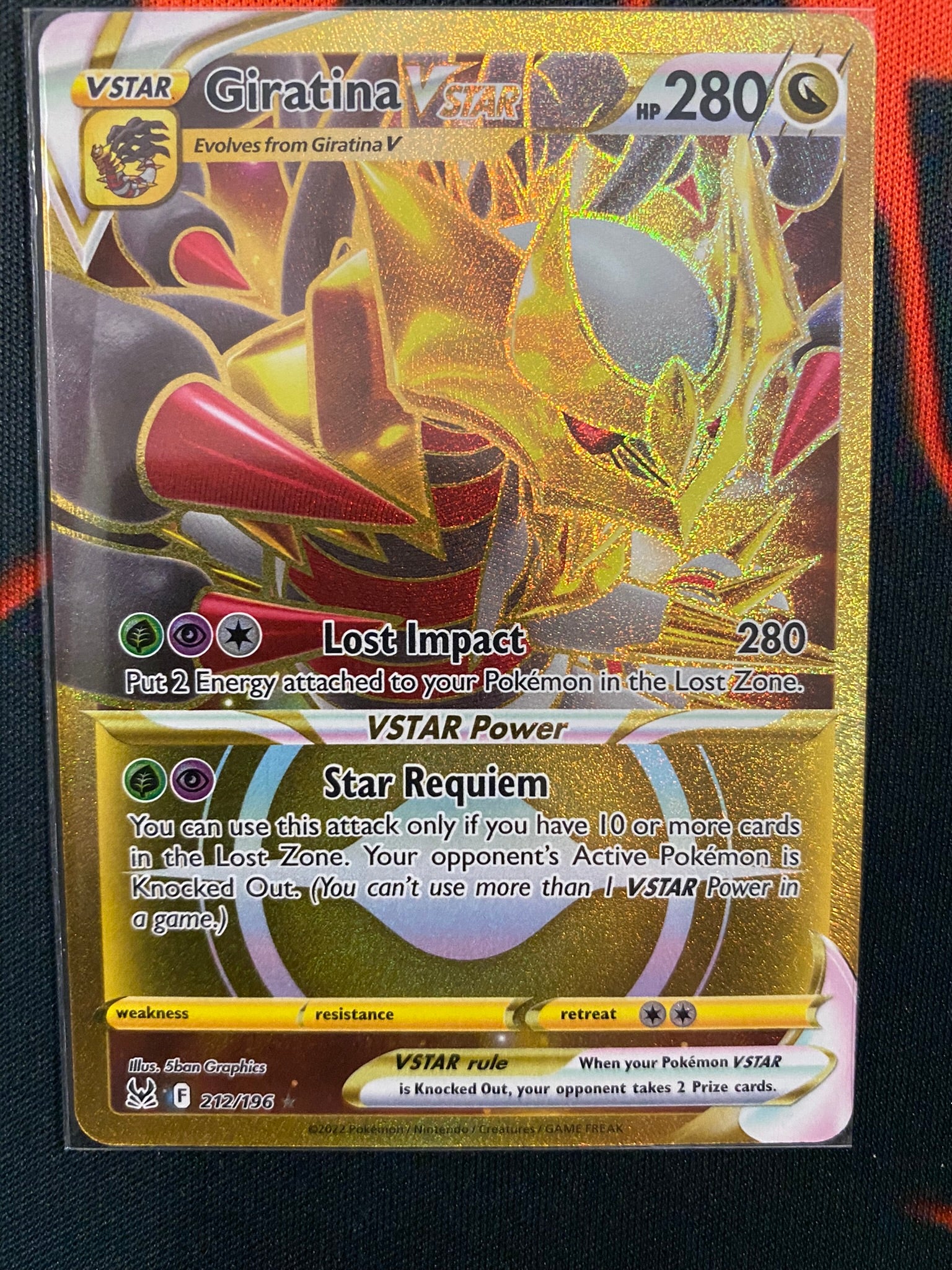 Pokemon Card Lost Origin 212/196 Giratina VSTAR Secret Rare *MINT* Brokenvase Games Pokemon Card Lost Origin 212/196 Giratina VSTAR Secret Rare *MINT* Brokenvase Games