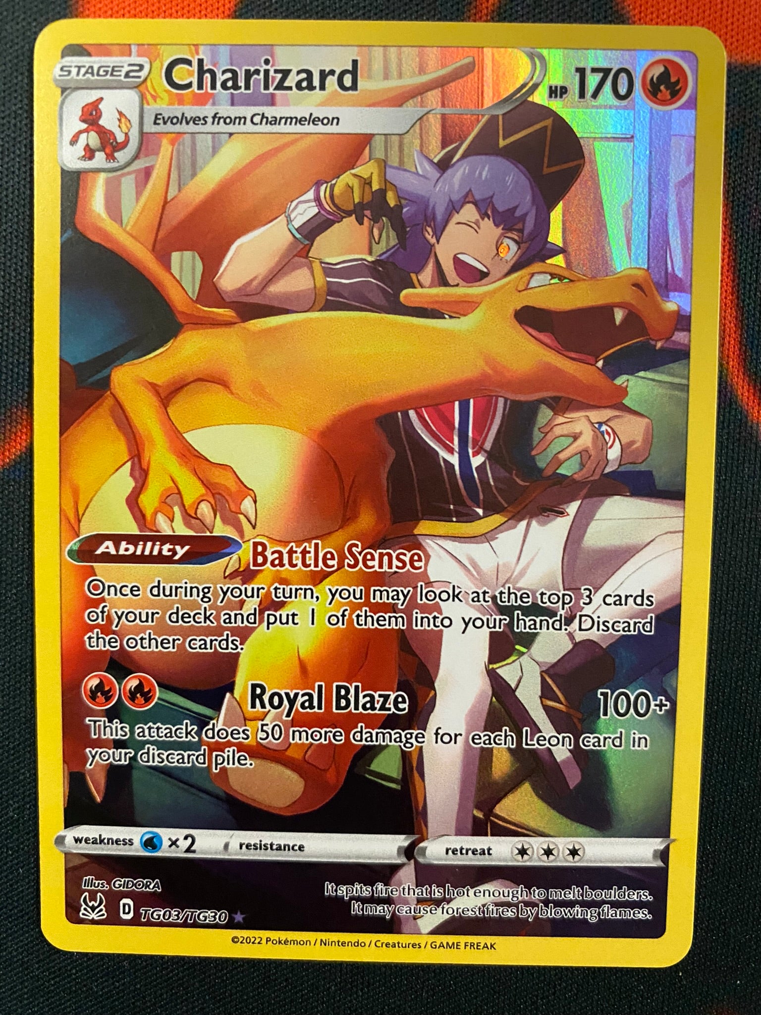 Pokemon Card Lost Origin Trainer Gallery TG03/TG30 TG3/TG30 Charizard –  Brokenvase Games