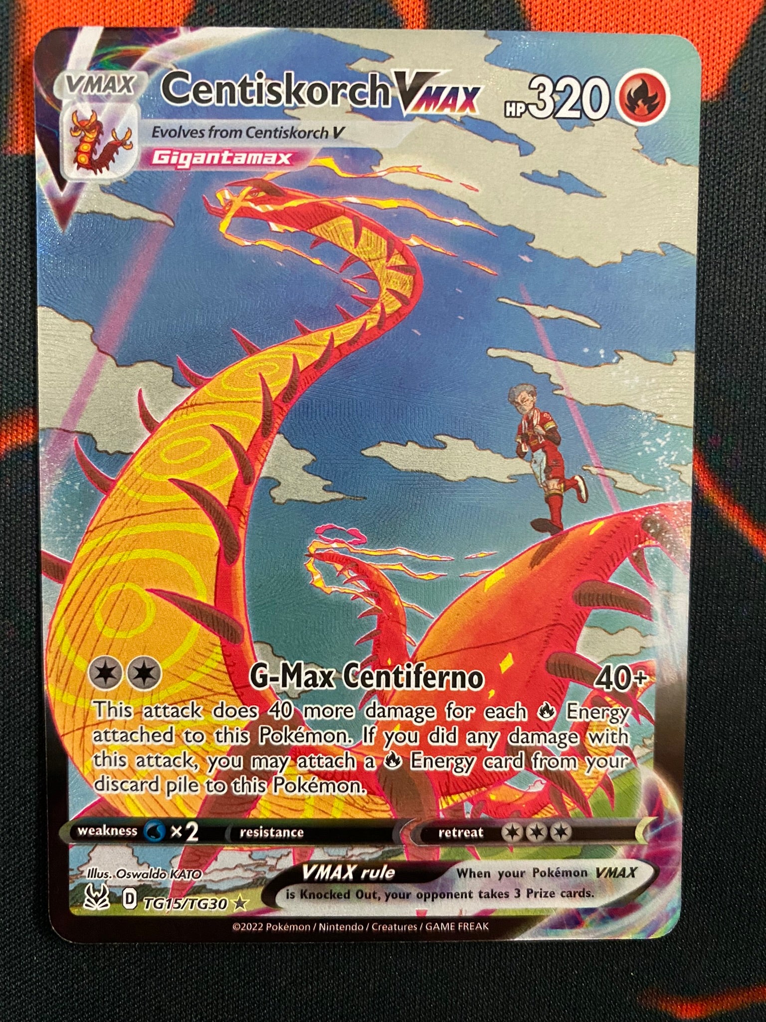 centiskorch pokemon card Pokemon Card Lost Origin Trainer Gallery TG15/TG30 Centiskorch VMAX Ul – Brokenvase Games