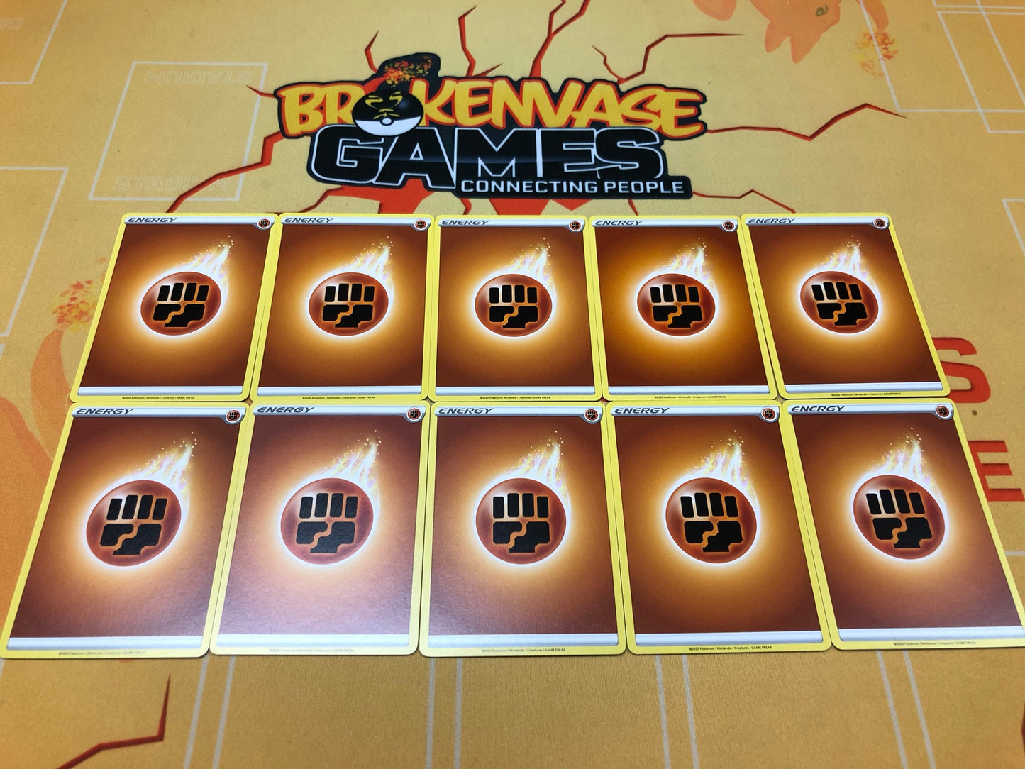 <transcy>10 X Pokemon Sword & Shield Basic Energy - قتال الطاقة</transcy>