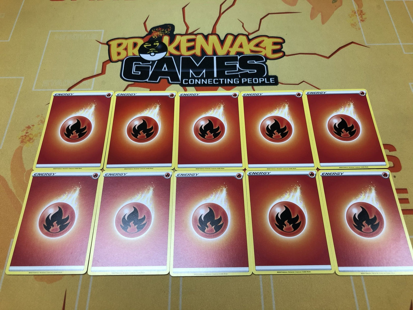 20 X Pokemon Basic Energy - Fire Energy