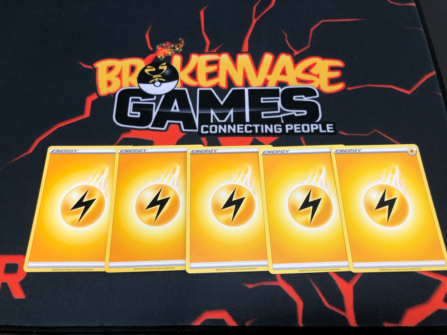5 X Pokemon Basic Energy - Lightning Energy