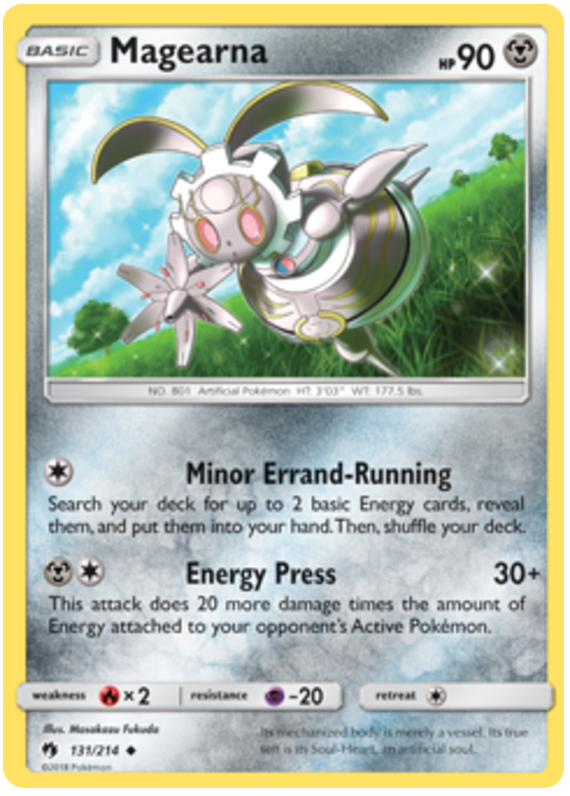 Pokemon Card Lost Thunder 131/214 Magearna Uncommon *MINT*