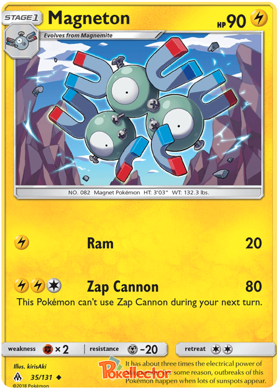 Pokemon Card Forbidden Light 35/131 035/131 Magneton Uncommon *MINT*