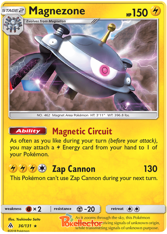 Pokemon Card Forbidden Light 36/131 036/131 Magnezone Holo Rare *MINT*