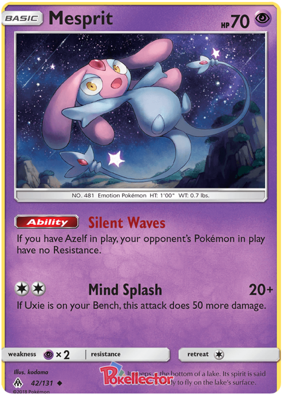 Pokemon Card Forbidden Light 42/131 042/131 Mesprit Uncommon *MINT*