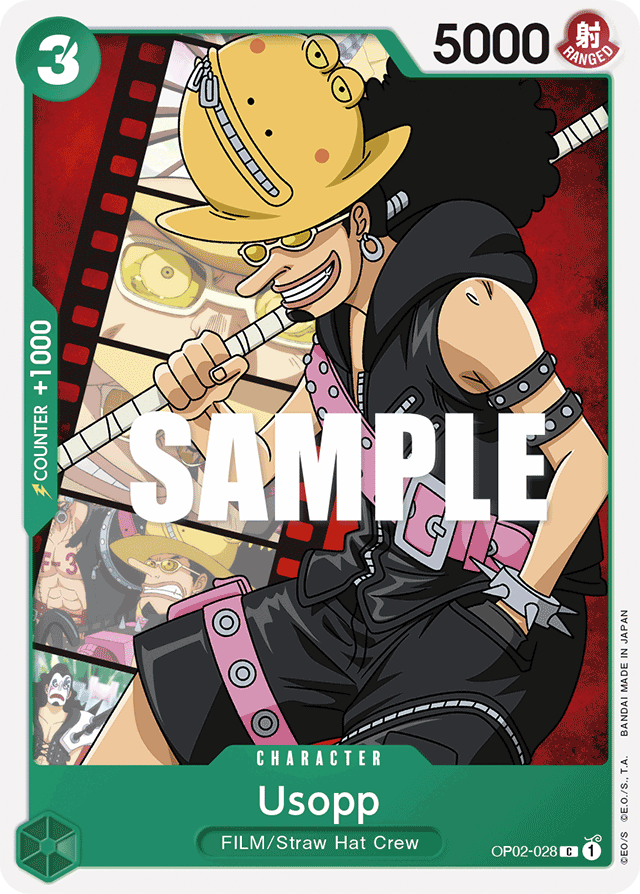 One Piece Card Paramount War Usopp OP02-028 C