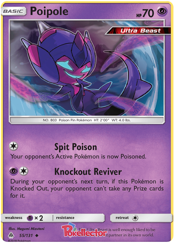 Pokemon Card Forbidden Light 55/131 055/131 Poipole Uncommon *MINT*