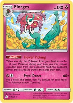 <transcy>Pokemon Card Cosmic Eclipse 152/236 Florges Holo Sjælden</transcy>