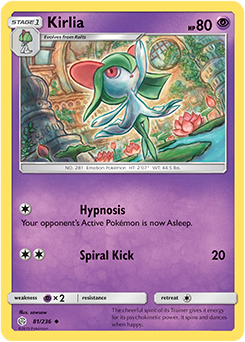 Pokemon Card Cosmic Eclipse 081/236 81/236 Kirlia Uncommon