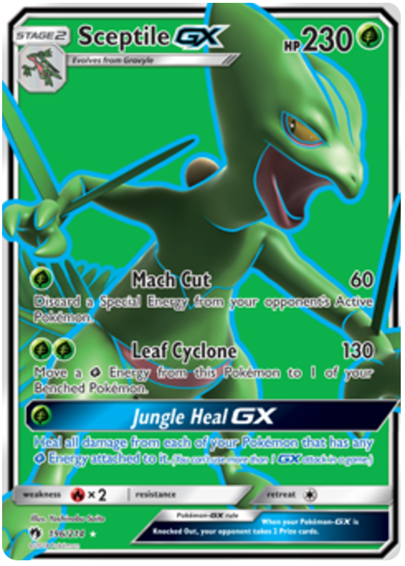 Pokemon Card Lost Thunder 196/214 Sceptile GX Full Art *MINT*