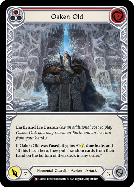 Flesh and Blood Tales of Aria Unlimited M ELE005 Oaken Old Standard
