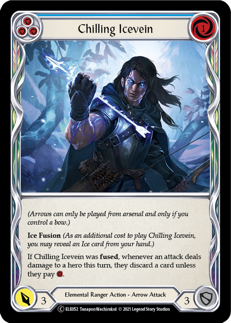 Flesh and Blood Tales of Aria Unlimited C ELE052 Chilling Icevein (Blue) Standard