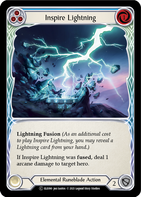 Flesh and Blood Tales of Aria Unlimited C ELE090 Inspire Lightning (Blue) Rainbow