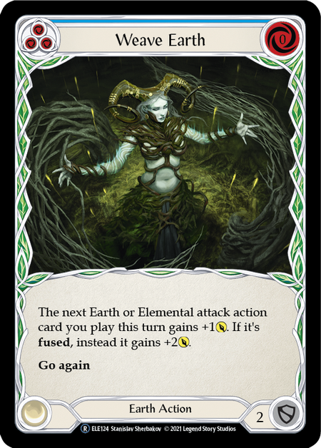 Flesh and Blood Tales of Aria Unlimited R ELE124 Weave Earth (Blue) Standard