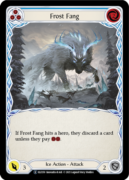 Flesh and Blood Tales of Aria Unlimited R ELE150 Frost Fang (Blue) Standard